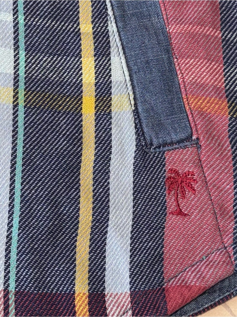 TOMMY BAHAMA Men's Copper Canyon Plaid Shirt Jacket 100% Cotton 2XLB NWT - Picture 6 of 10